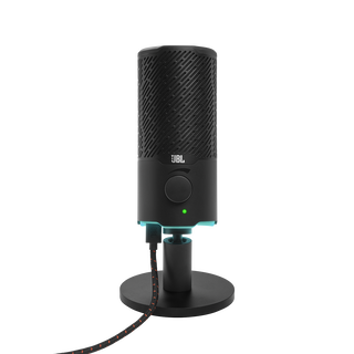 JBL Quantum Stream - Black - Dual pattern premium USB microphone for streaming, recording and gaming - Hero Image of JBL Quantum Stream